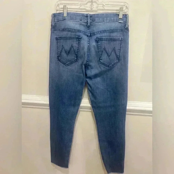 Mother Denim - High Waisted Looker Ankle Fray Woman Jeans Size 29 - Picture 8 of 9